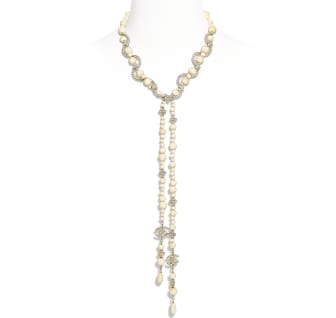 18K Chanel Pearl Chain Necklace