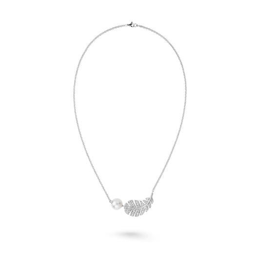 18K Chanel Plume De Necklace