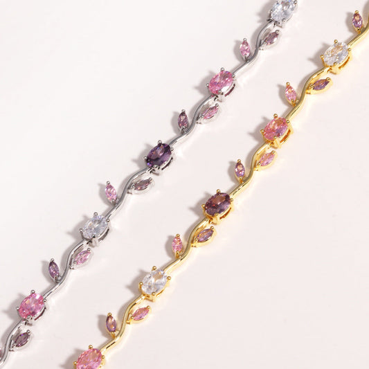 Nature-Inspired Vine Leaf Bracelet