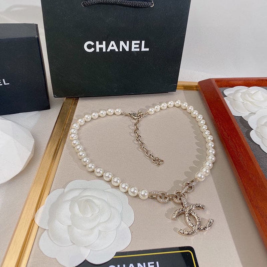 18K Chanel Pearl Necklace