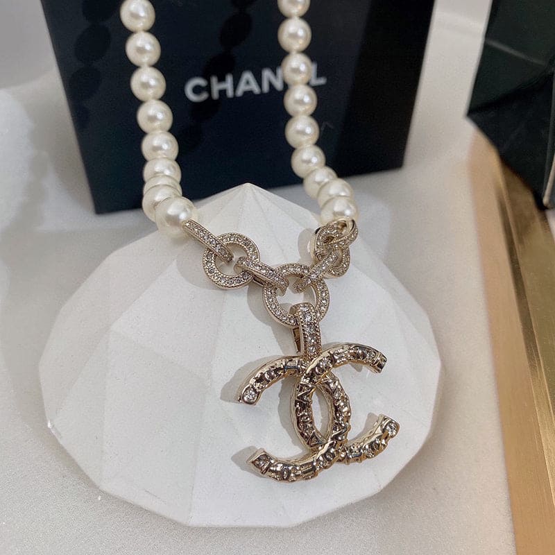 18K Chanel Pearl Necklace