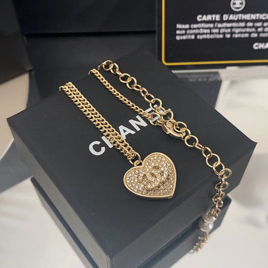 18K Chanel Pink Diamonds Necklace