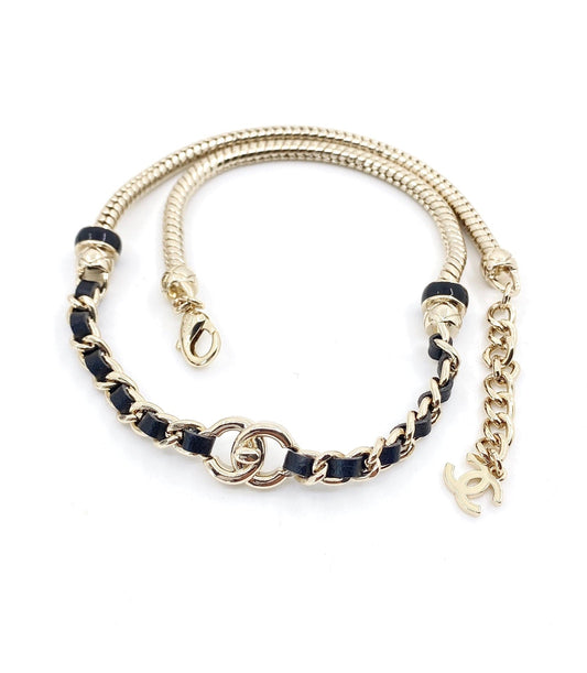 18K Chanel Rhinestone Necklace