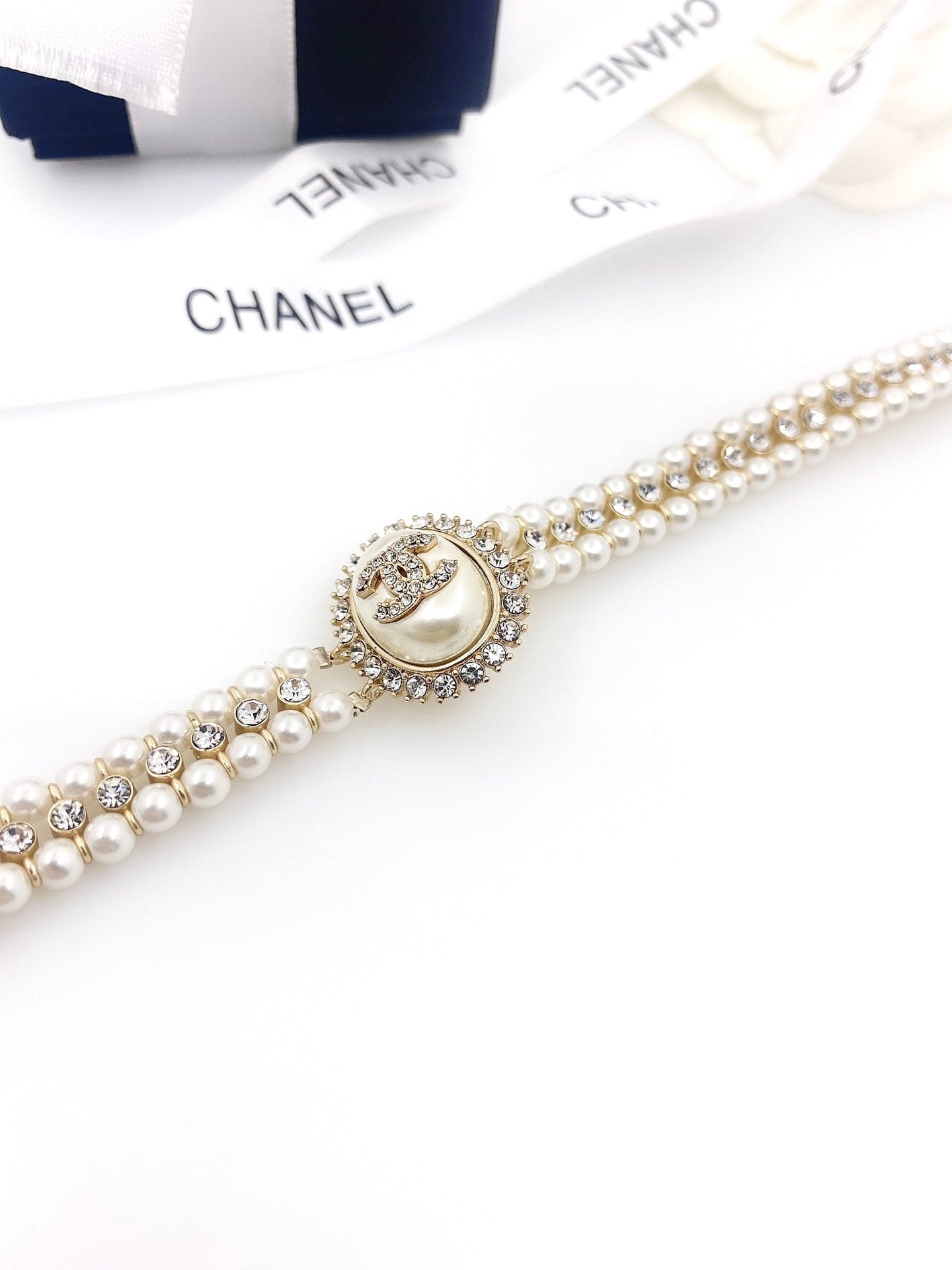 18K Chanel Pearl Necklace