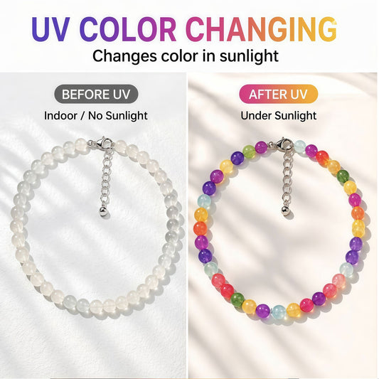 Magical UV Sun-Reactive Color Changing Beaded Collection