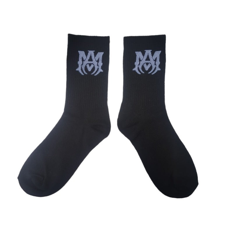 Men socks letter cotton socks