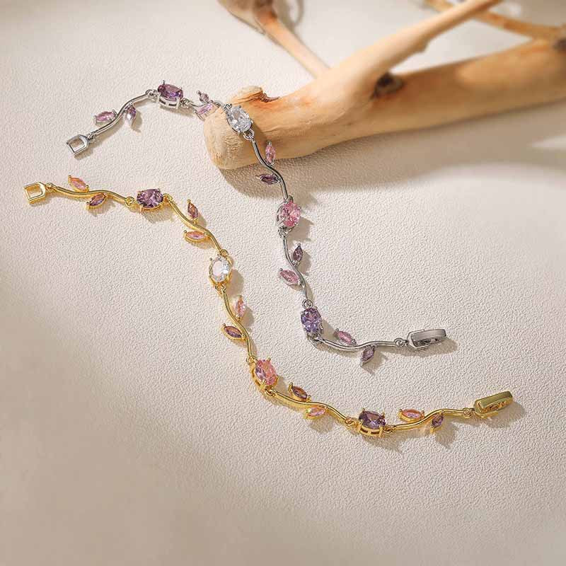 Nature-Inspired Vine Leaf Bracelet