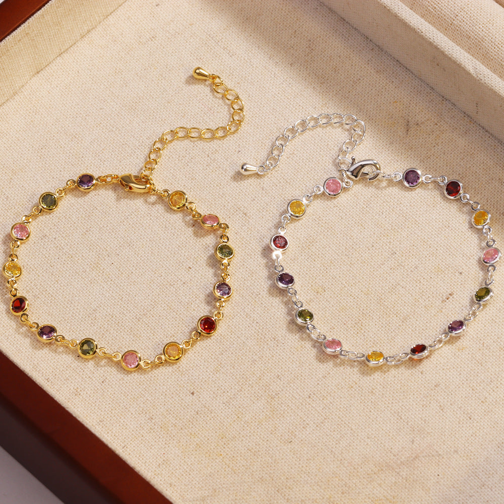 Vibrant Multi-Cut Gema Bracelet