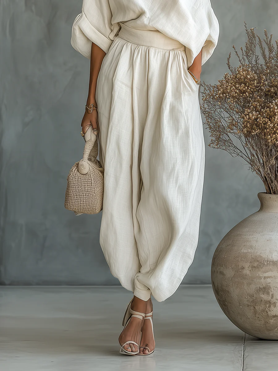 Eleonora | Set elegante monospalla due pezzi