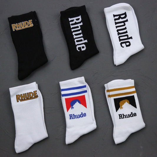 Men socks letter cotton socks