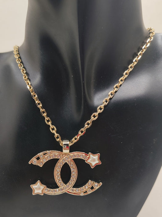 18K Chanel Star Choker Necklace