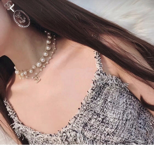 18K Chanel Pearls Necklace