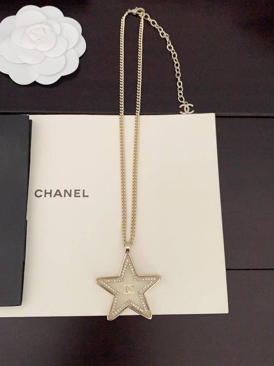 18K Chanel Star Chain Necklace
