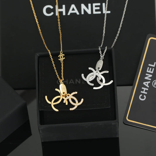 18K Chanel Diamond Long Necklace