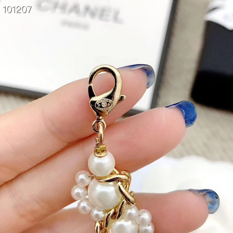 18K Chanel Pearl Braided Necklace