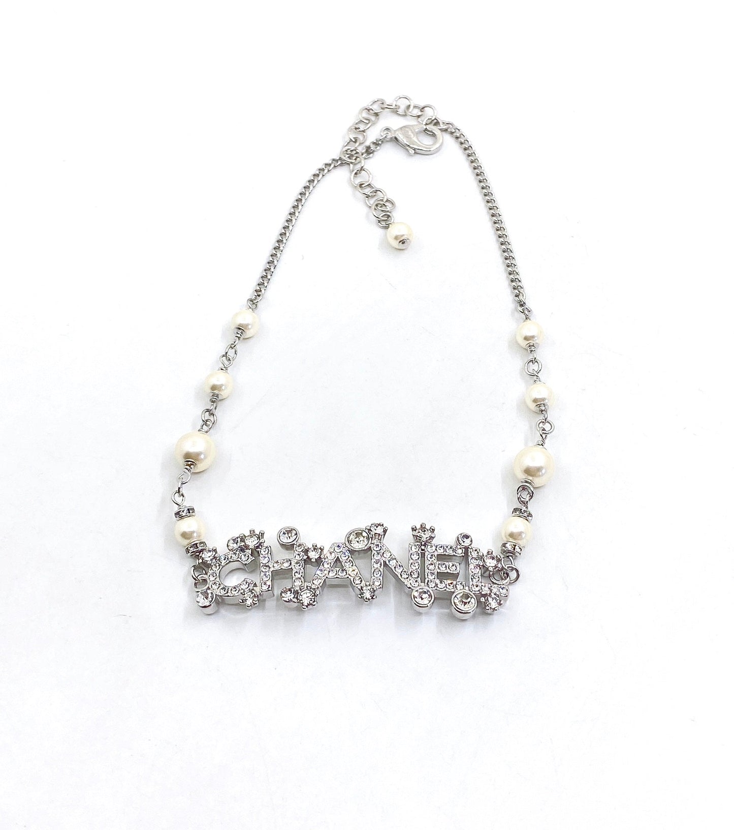 18K Chanel Crystals Necklace