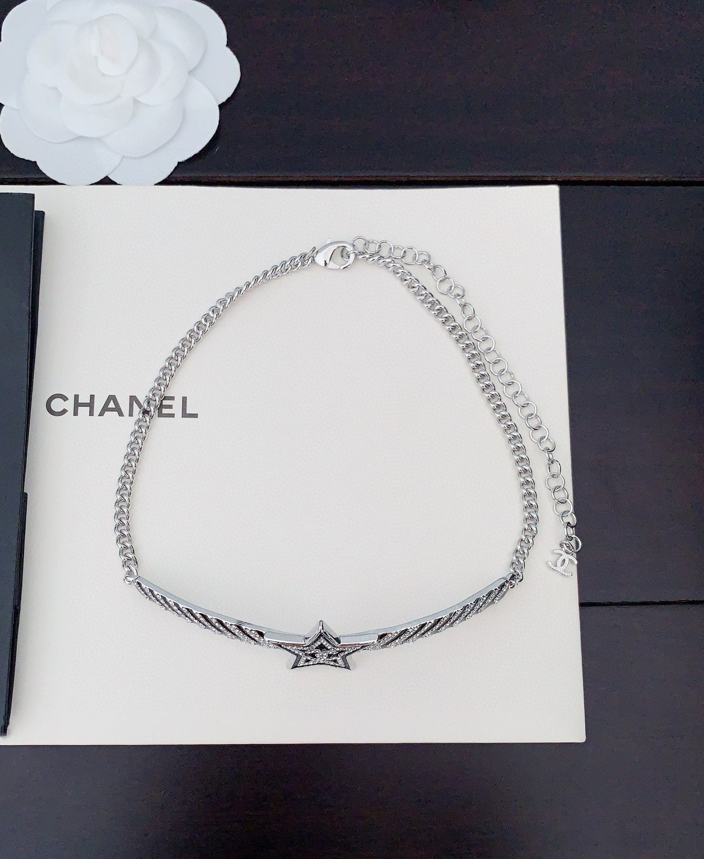 18K Chanel Star Diamonds Necklace