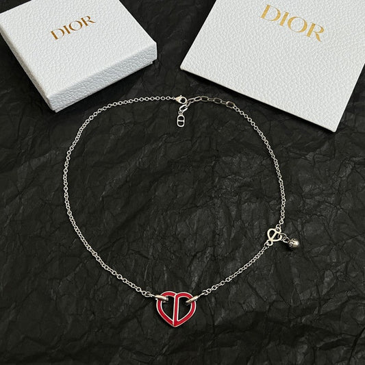 18K Dior Heart Necklace