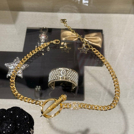 18K Chanel 25K Pen Choker Necklace