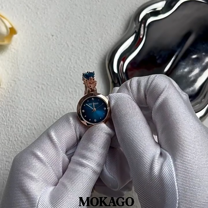 Ocean Heart Crystal Waterproof Watch