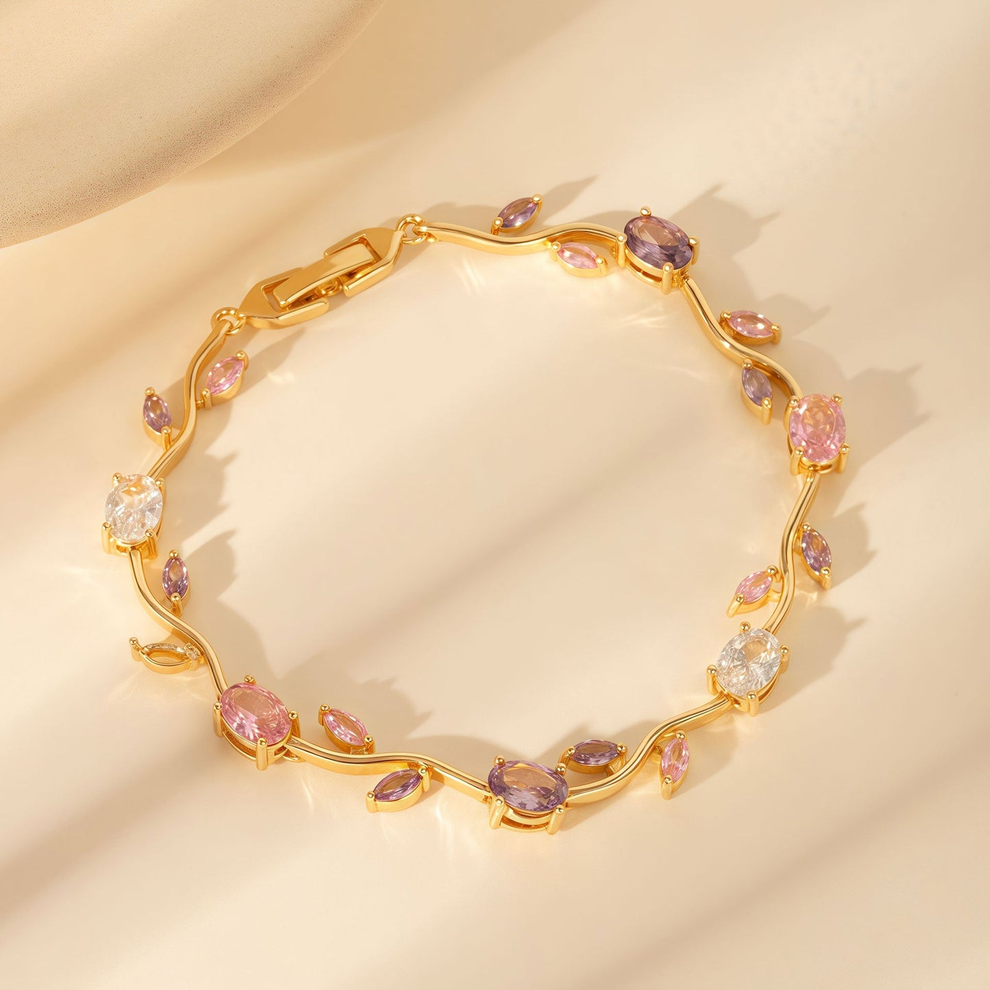 Nature-Inspired Vine Leaf Bracelet