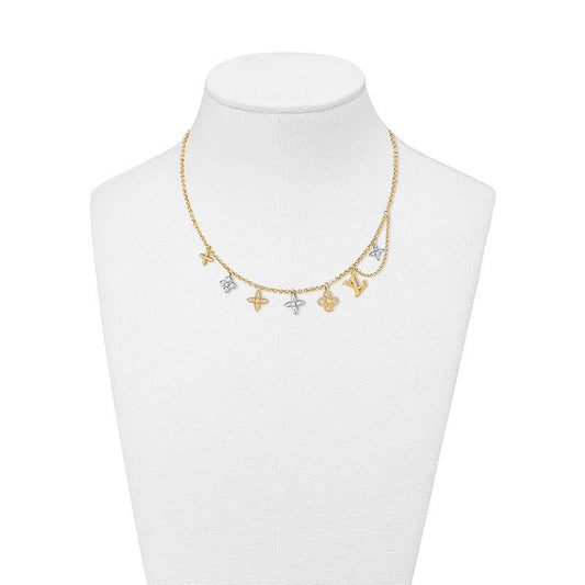 18K Louis Vuitton Gram Diamonds Necklace