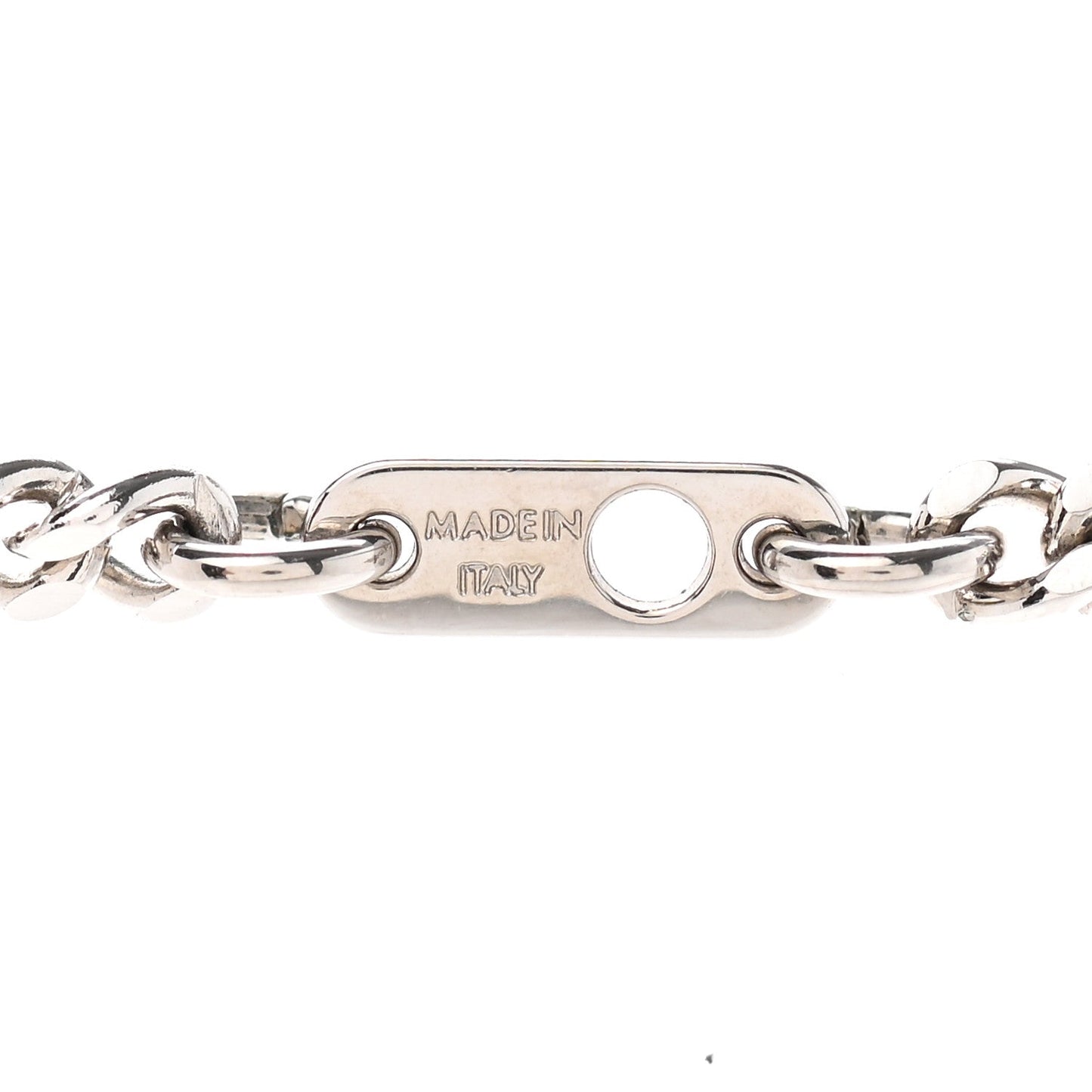 18K Louis Vuitton Monogram Lock Pendant Necklace