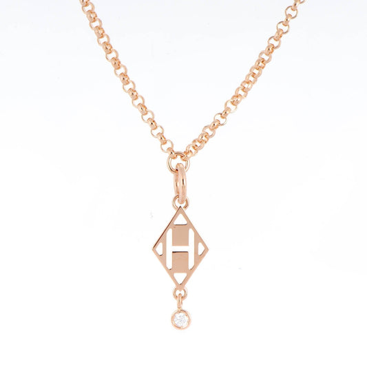 18K Gambade Pendant Hermes Necklace