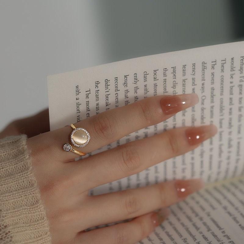 Cat¡¯s Eye Stone Spinner Ring