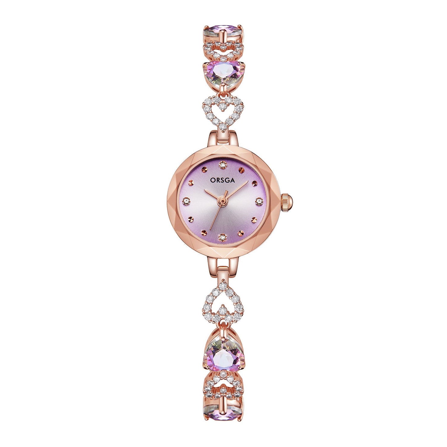 Ocean Heart Crystal Waterproof Watch