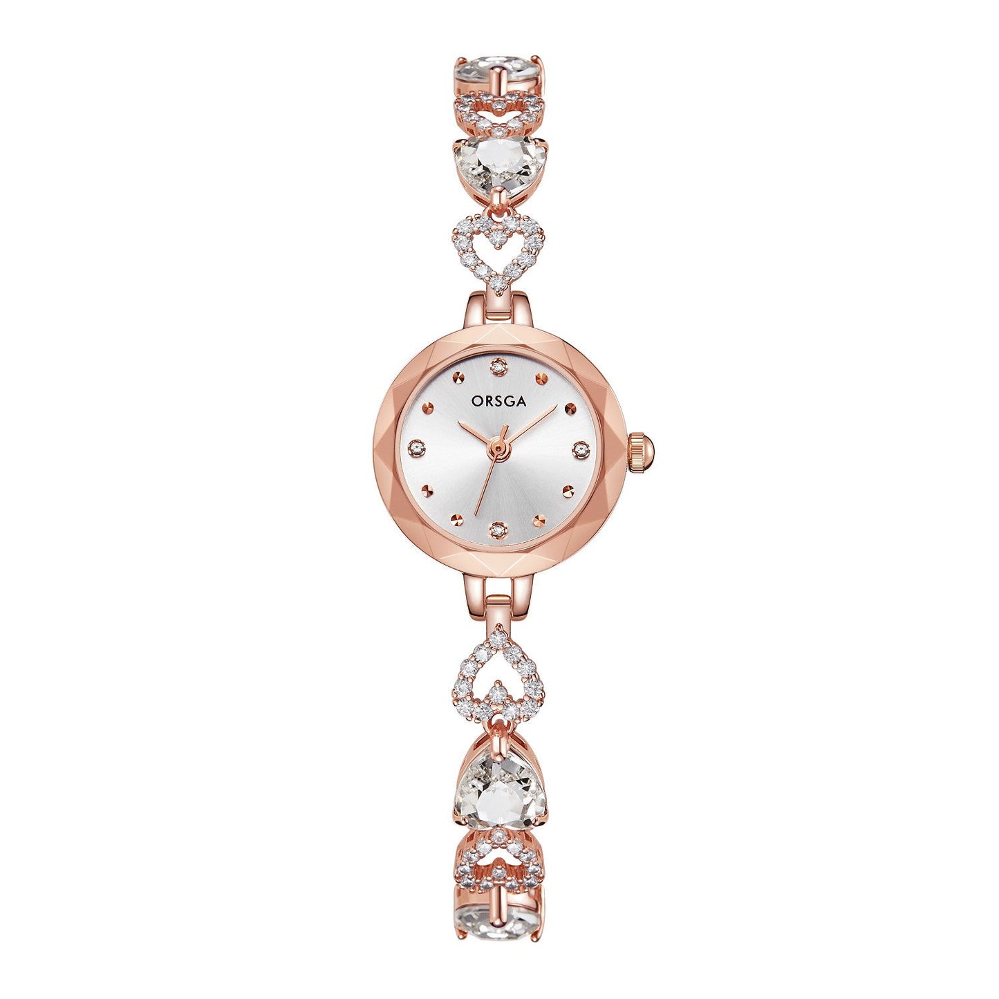 Ocean Heart Crystal Waterproof Watch