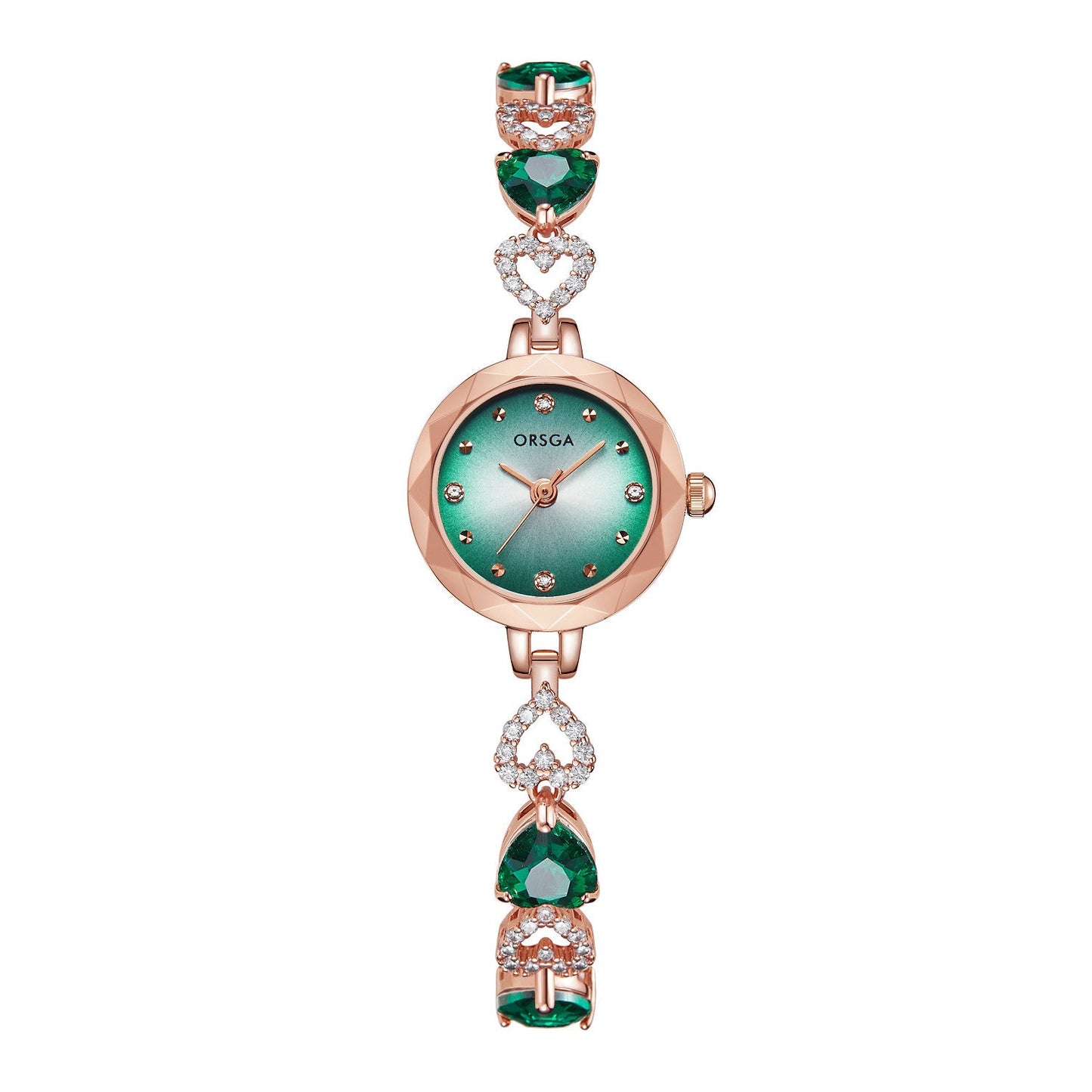 Ocean Heart Crystal Waterproof Watch