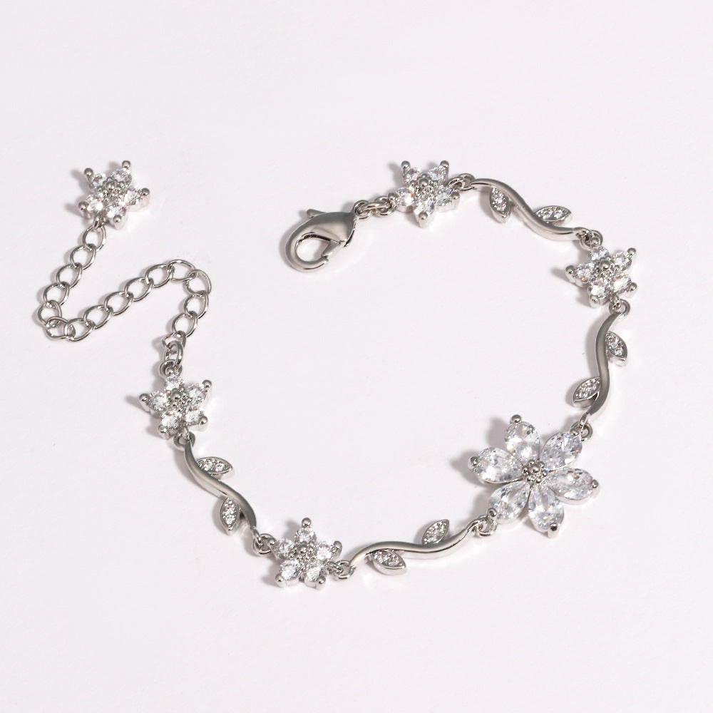 Blooming Color Crystal Bracelet