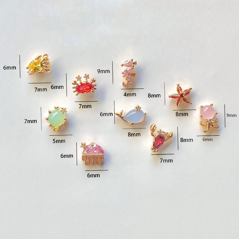 Adorable Ocean Design Earrings Set