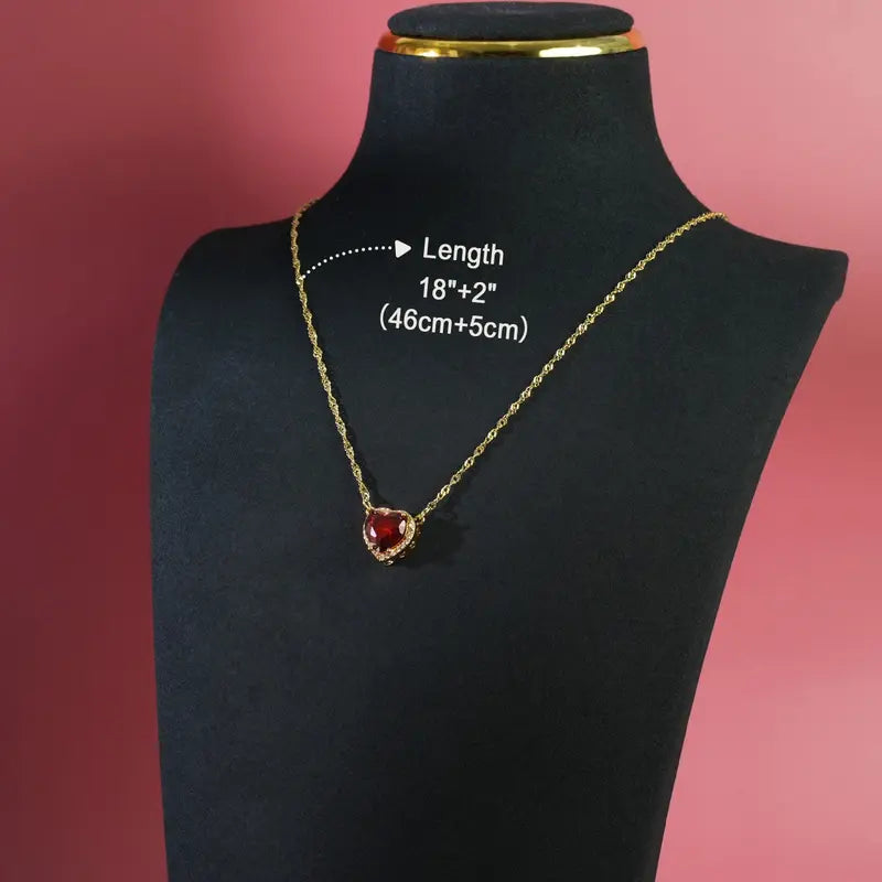 Heart & Dagger 2-Piece Necklace