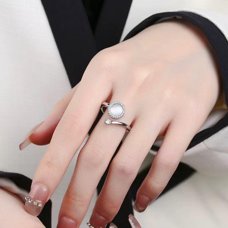 Cat¡¯s Eye Stone Spinner Ring