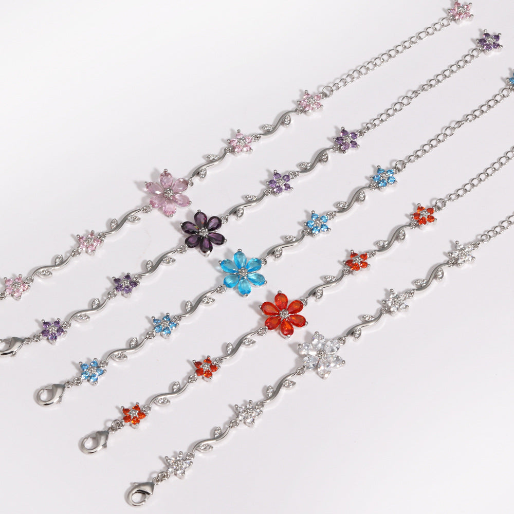 Blooming Color Crystal Bracelet