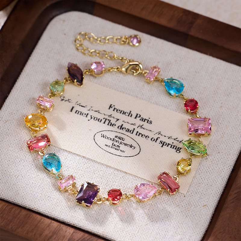 Vibrant Multi-Cut Gema Bracelet