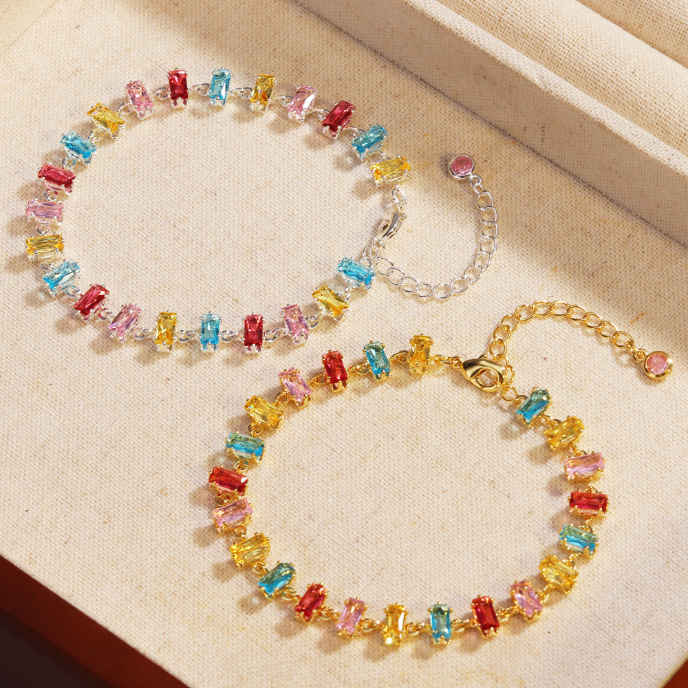 Vibrant Multi-Cut Gema Bracelet
