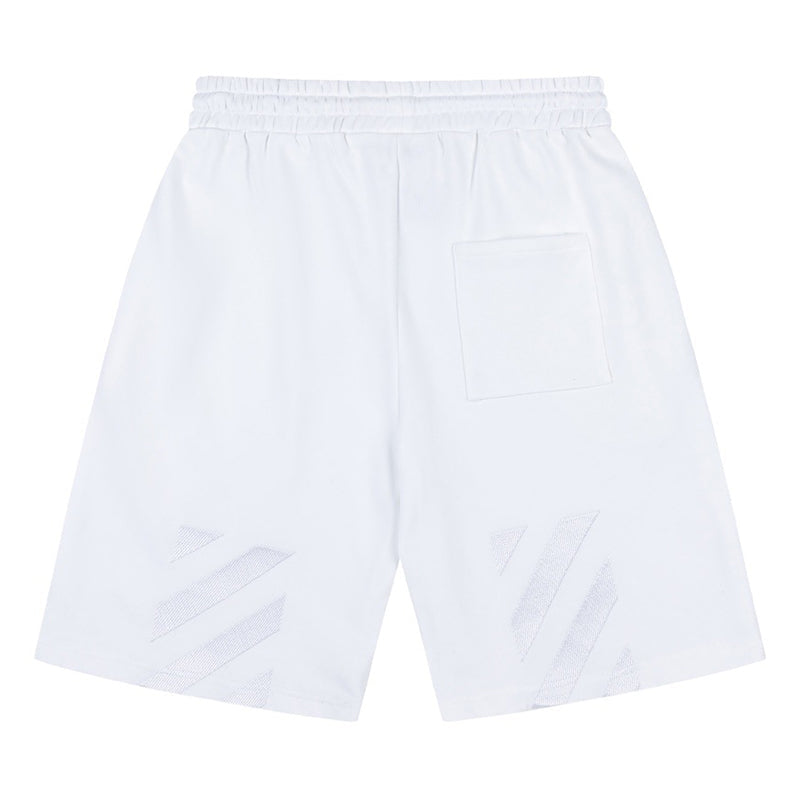 OFF-WHITE Wave Diag Track Shorts