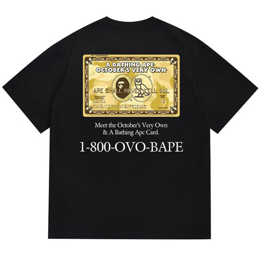 BAPE x OVO Card T-shirt