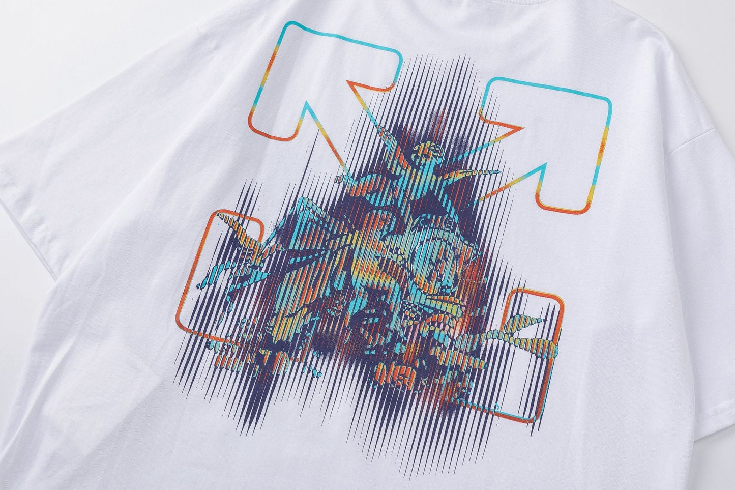 OFF-WHITE Cotton Cherub Print T-Shirts