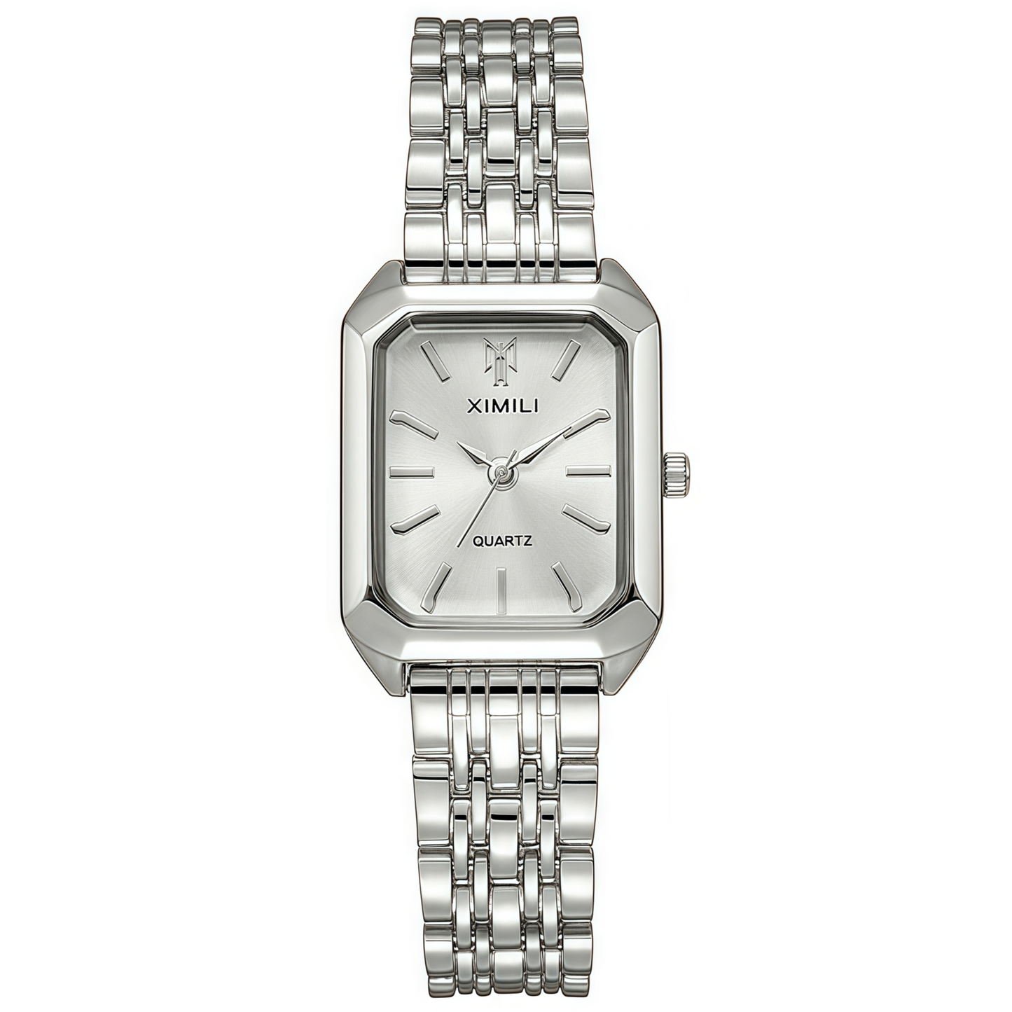 Classic Square Link Bracelet Watch