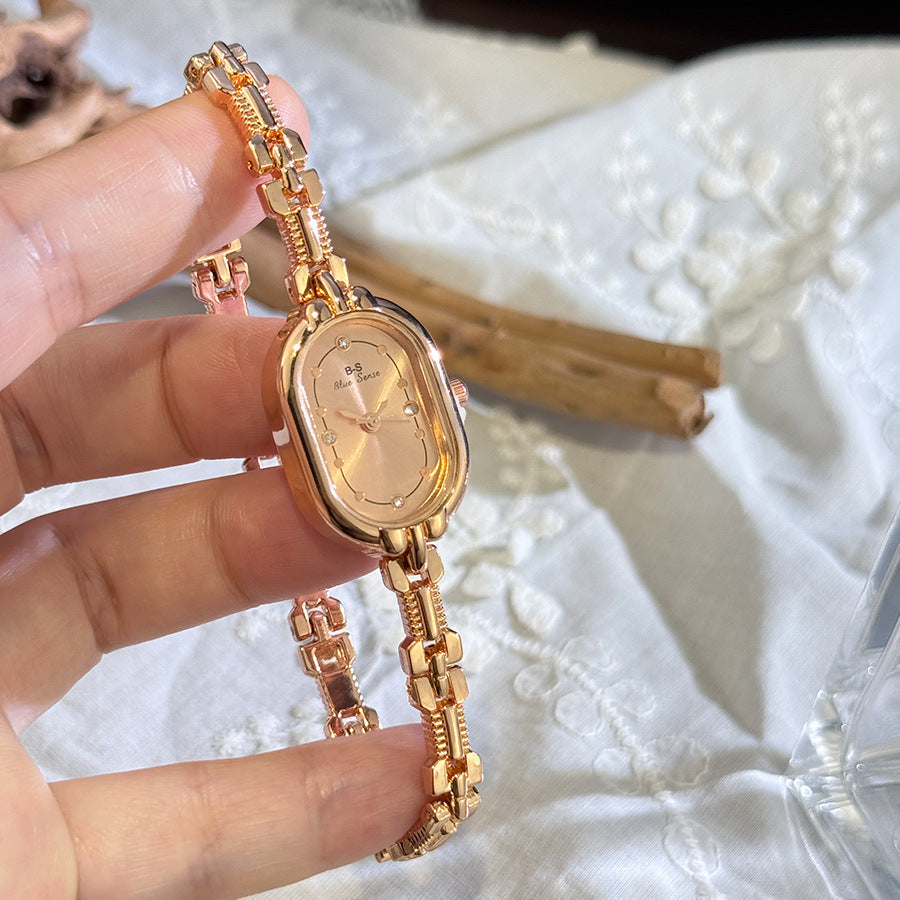 Vintage Oval Bracelet Watch