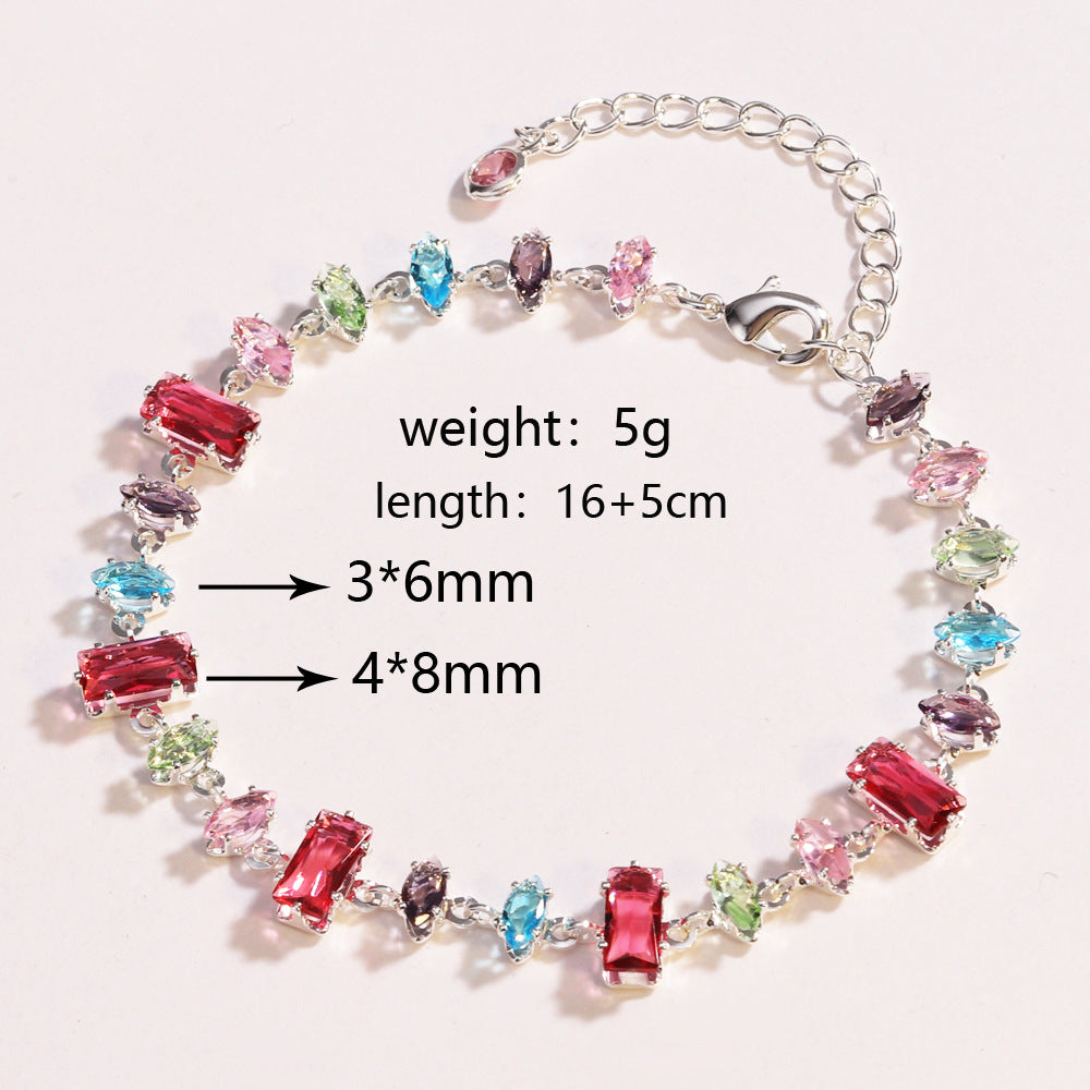 Vibrant Multi-Cut Gema Bracelet