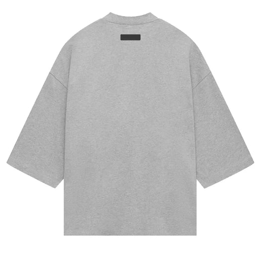 Fear Of God Essentials Heavy Jersey Football Tee Light Heather Grey