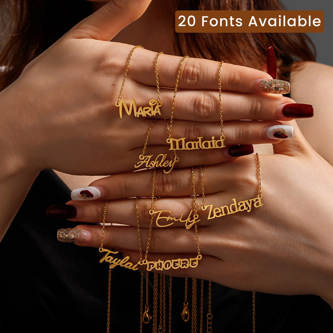 Personalized Name Necklace ¨C 20 Fonts Available