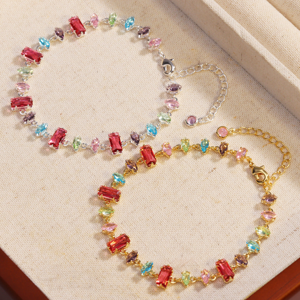Vibrant Multi-Cut Gema Bracelet