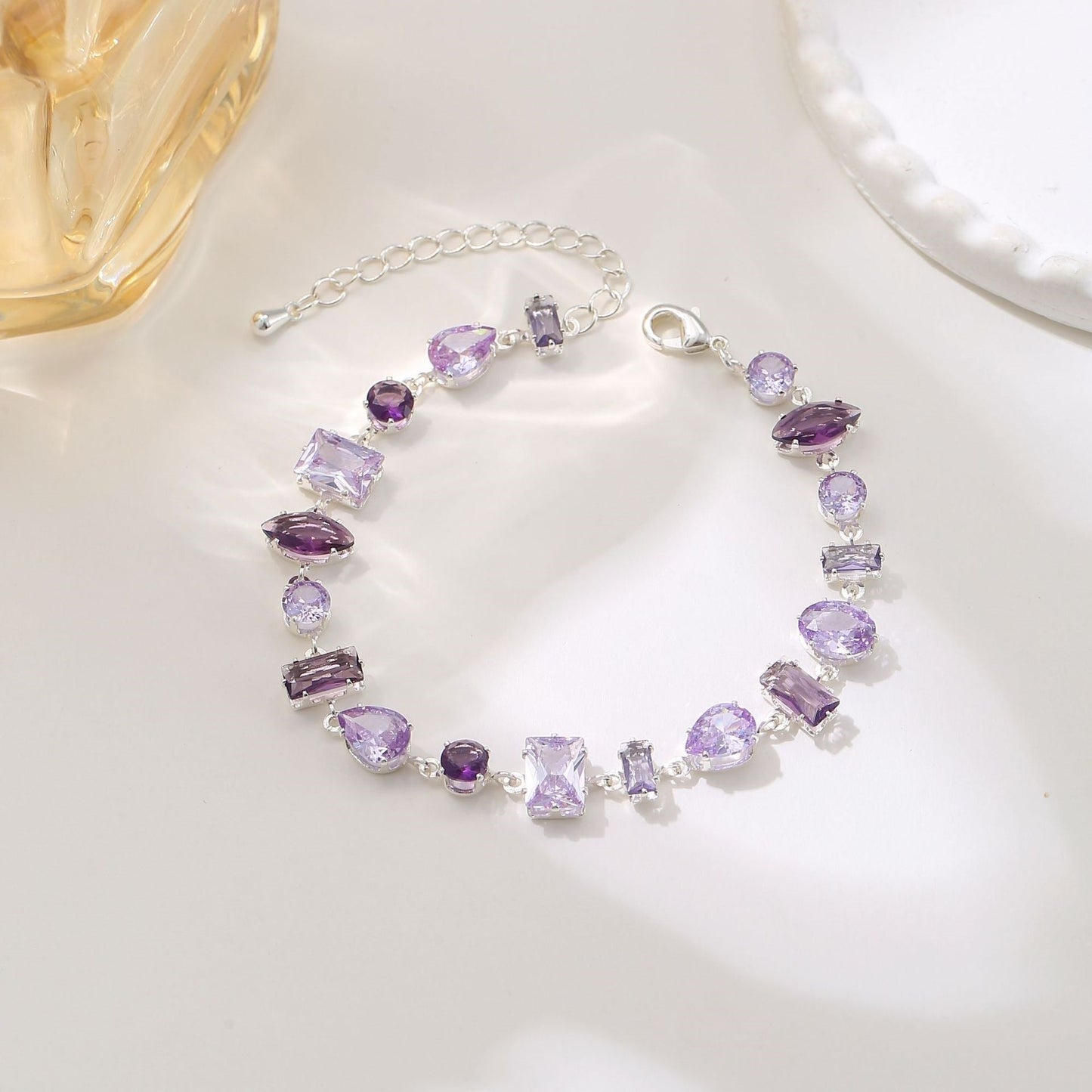 Colorful Multi-Cut Gema Bracelet