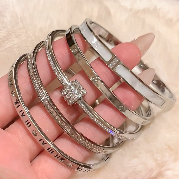 Waterproof & Tarnish-Free 5-Piece Stackable Bangle Set